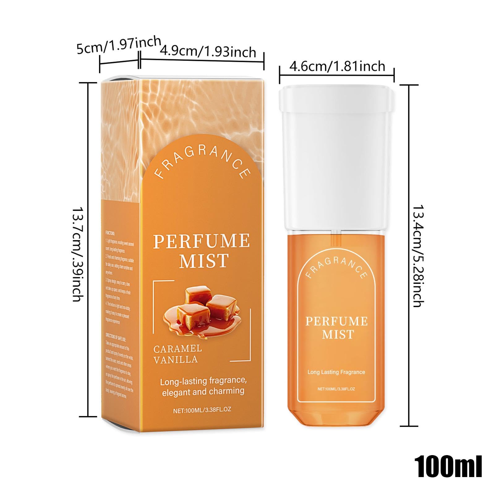 Amazon.co.jp: Homkilkn キャラメルバニラ香水、女性用フレグランス